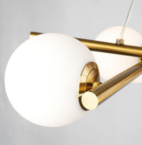 Artcraft - AC11976BR - Six Light Chandelier - Modena - Plated Brushed Brass