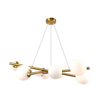 Artcraft - AC11979BR - Nine Light Chandelier - Modena - Plated Brushed Brass