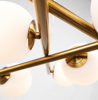 Artcraft - AC11979BR - Nine Light Chandelier - Modena - Plated Brushed Brass