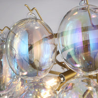 Artcraft - AC11994LU - 13 Light Chandelier - Globo - Brushed Brass, Iridescent