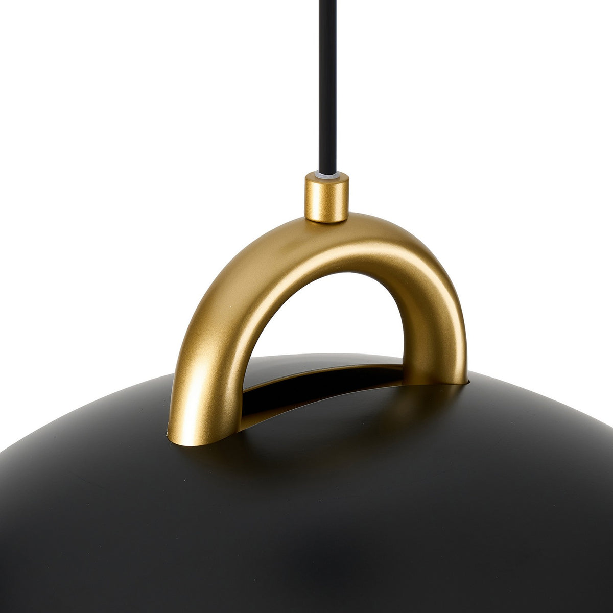 Artcraft - AC12000BB - One Light Pendant - Pantheon - Black, Rust Brass