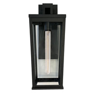 Artcraft - AC8881BK - One Light Outdoor Wall Mount - Elmgrove - Black