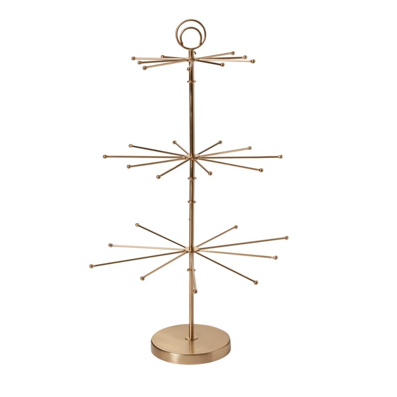 Design Shop Gold Star Bright Tree, 13" X 20.75"