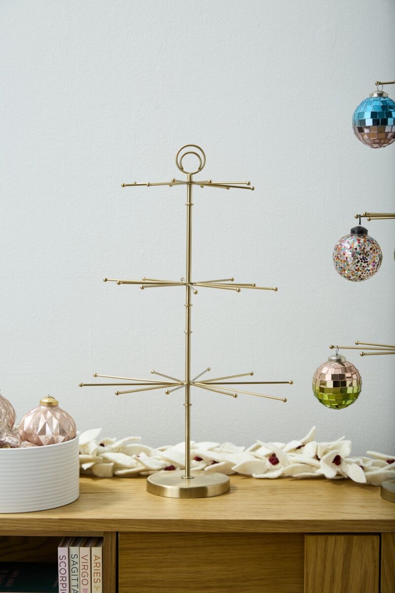 Design Shop Gold Star Bright Tree, 13" X 20.75"