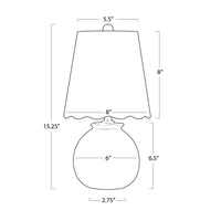 Regina Andrew - 13-1619 - One Light Mini Lamp - Amoria - Ivory