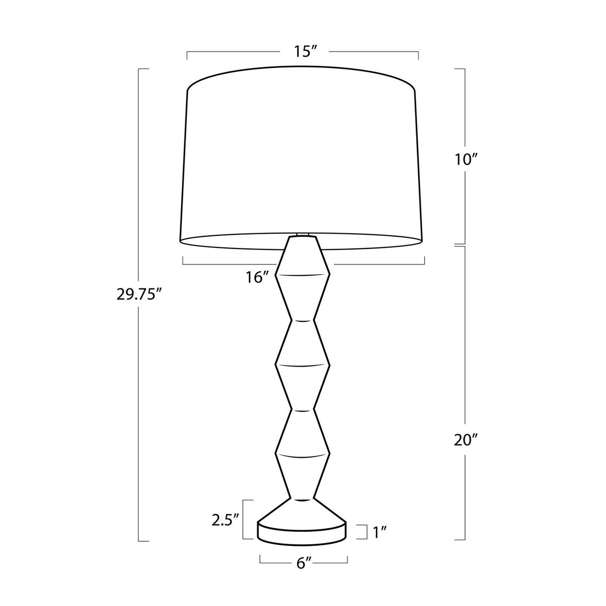 Regina Andrew - 13-1671 - One Light Table Lamp - Crew - Brown