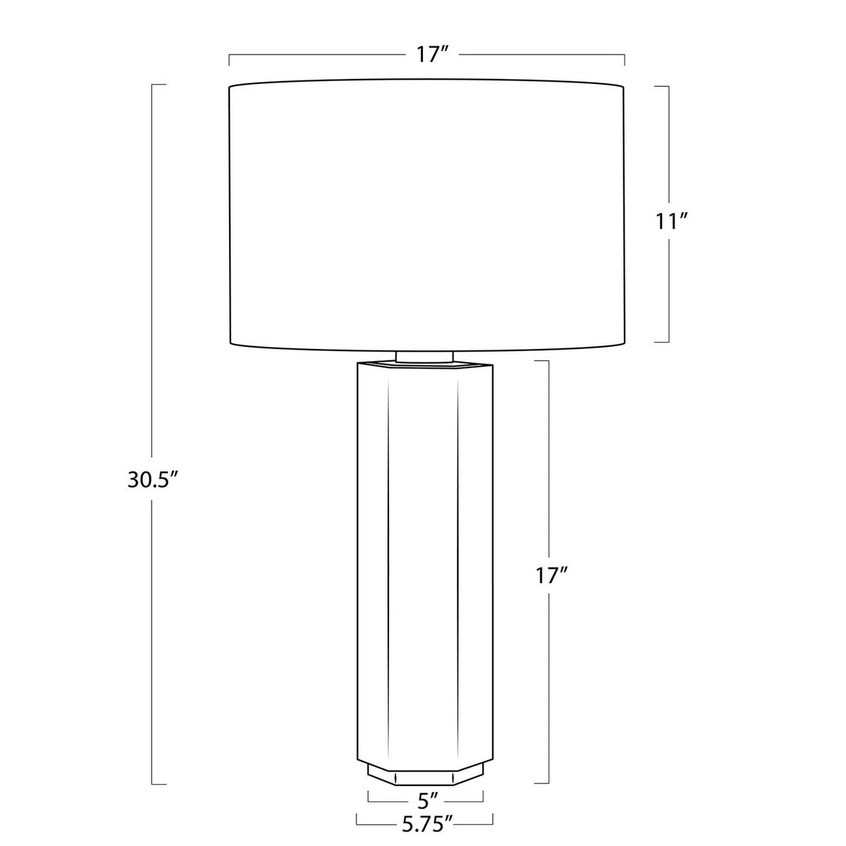 Regina Andrew - 13-1677 - One Light Table Lamp - Nico - Brown