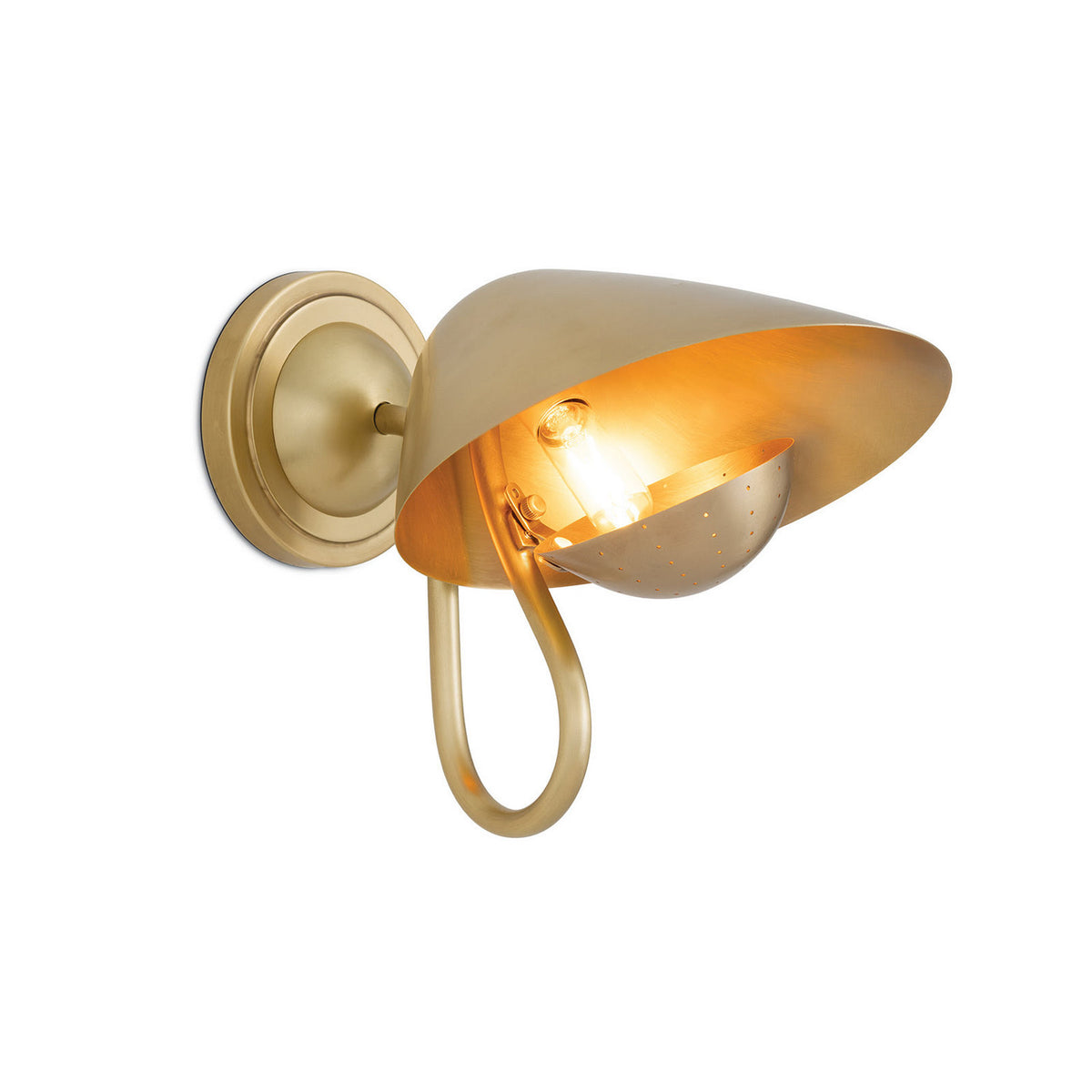 Regina Andrew - 15-1230NB - One Light Wall Sconce - Keaton - Natural Brass