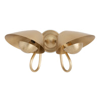 Regina Andrew - 15-1231NB - Two Light Wall Sconce - Keaton - Natural Brass