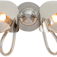 Regina Andrew - 15-1231PN - Two Light Wall Sconce - Keaton - Polished Nickel