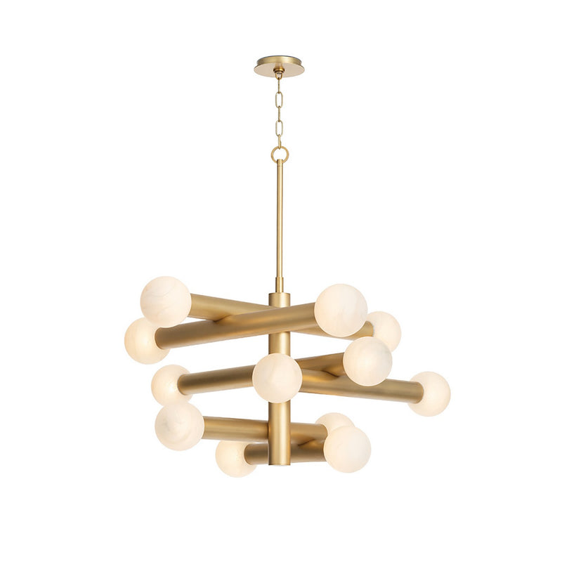 Regina Andrew - 16-1444NB - LED Chandelier - Dion - Natural Brass