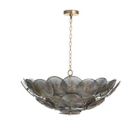 Regina Andrew - 16-1455SMK - Nine Light Chandelier - Holly - Smoke