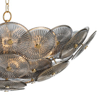 Regina Andrew - 16-1455SMK - Nine Light Chandelier - Holly - Smoke