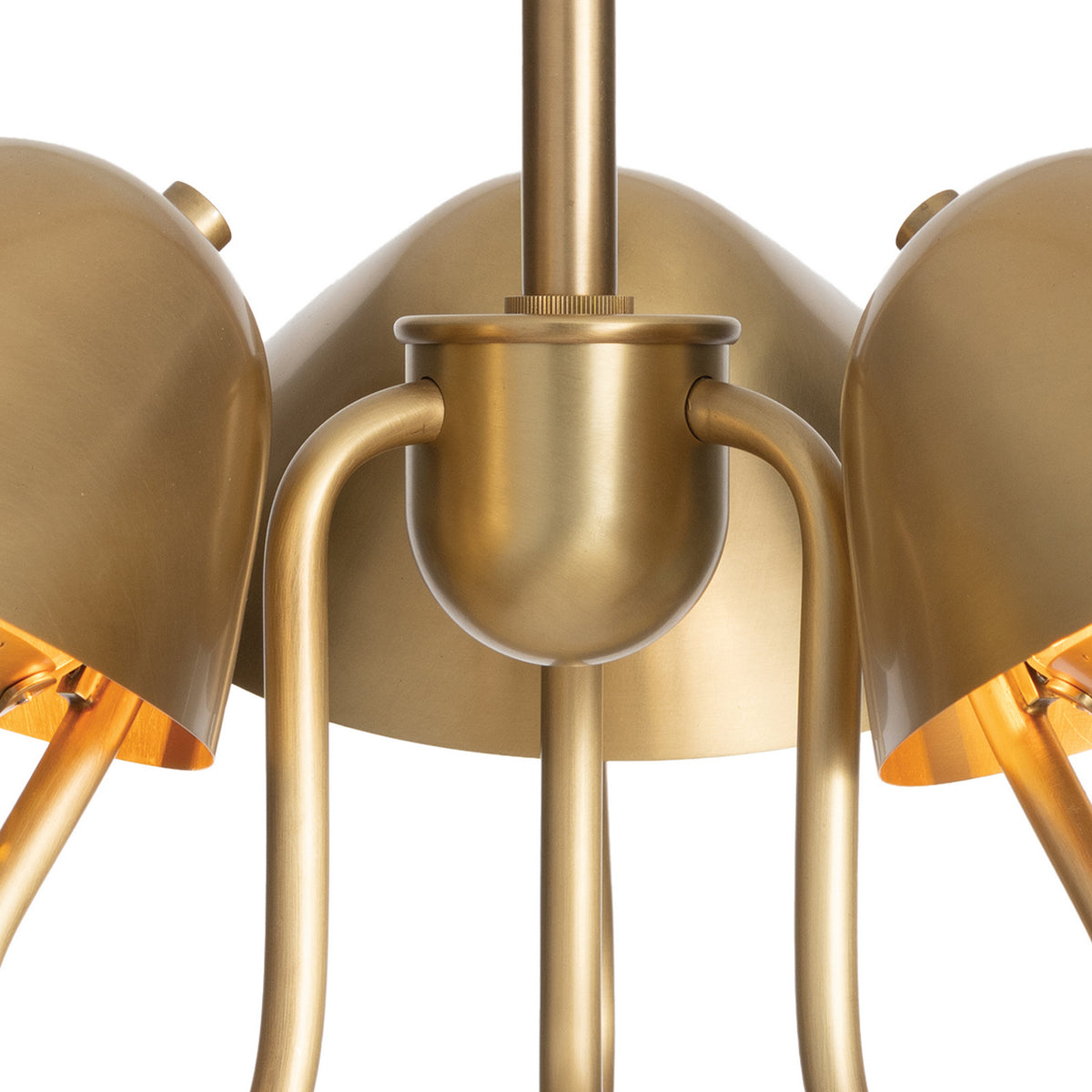 Regina Andrew - 16-1463NB - Three Light Pendant - Keaton - Natural Brass