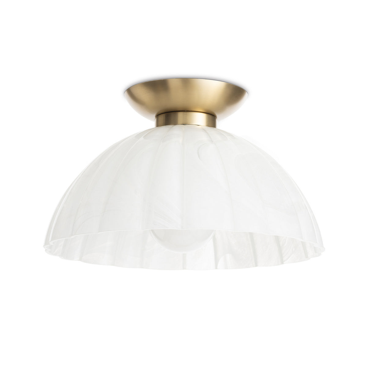 Regina Andrew - 16-1470 - One Light Flush Mount - Dariel - White