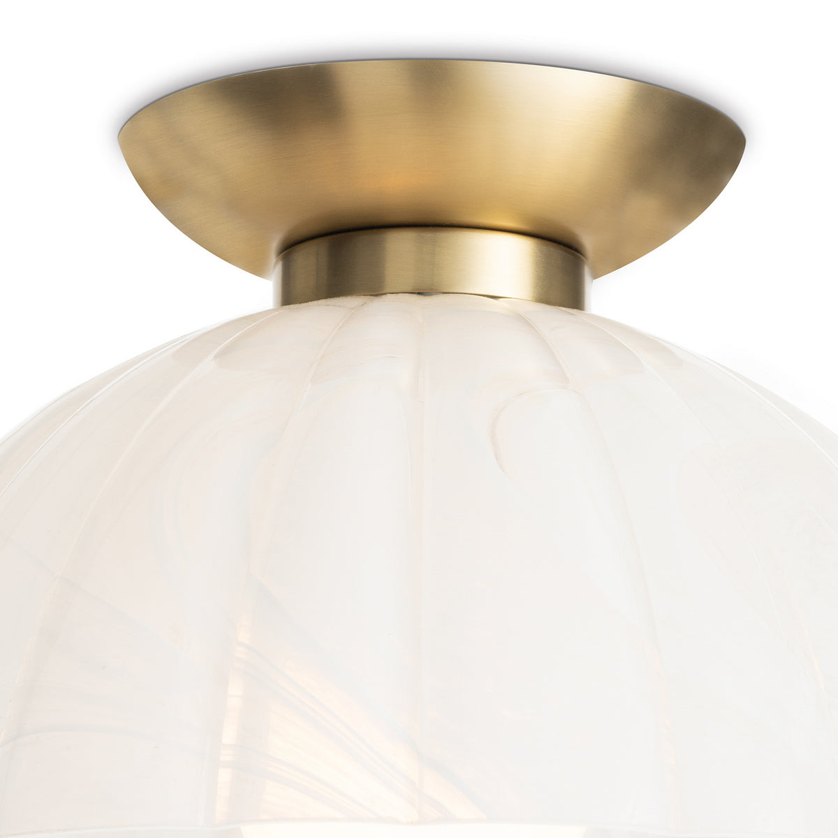Regina Andrew - 16-1470 - One Light Flush Mount - Dariel - White