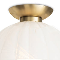 Regina Andrew - 16-1470 - One Light Flush Mount - Dariel - White