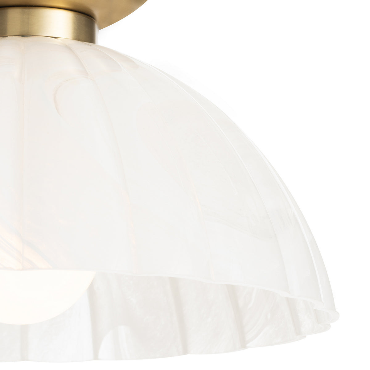 Regina Andrew - 16-1470 - One Light Flush Mount - Dariel - White