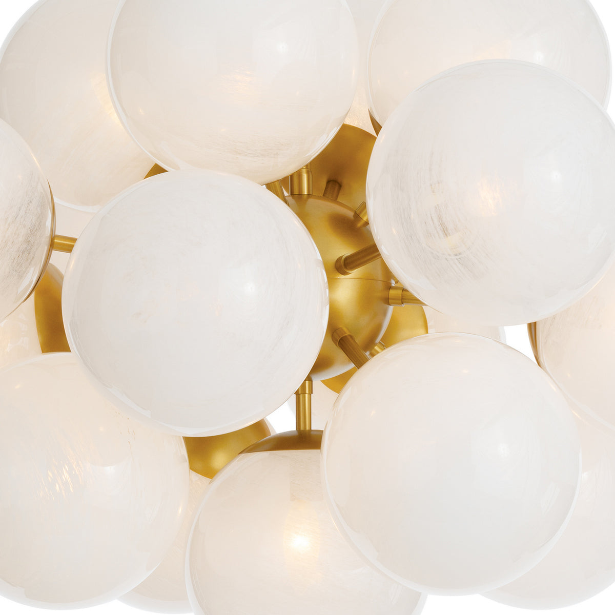 Regina Andrew - 16-1474NB-SRL - 17 Light Chandelier - Shine - Natural Brass
