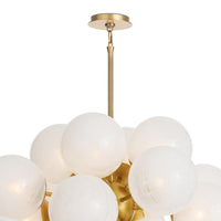 Regina Andrew - 16-1474NB-SRL - 17 Light Chandelier - Shine - Natural Brass
