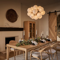 Regina Andrew - 16-1474NB-SRL - 17 Light Chandelier - Shine - Natural Brass