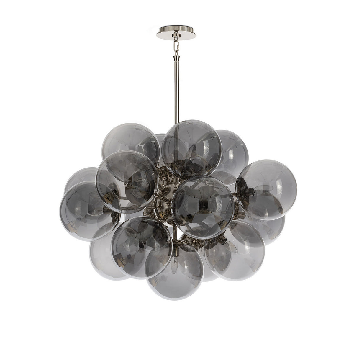 Regina Andrew - 16-1474PN-SMK - 17 Light Chandelier - Shine - Polished Nickel