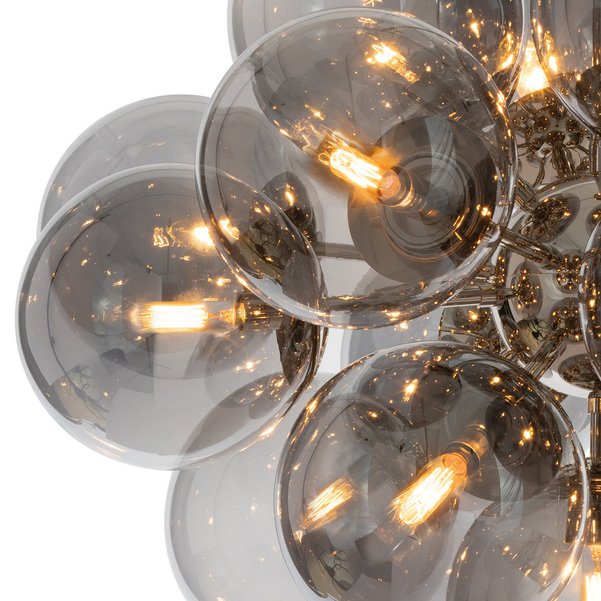 Regina Andrew - 16-1474PN-SMK - 17 Light Chandelier - Shine - Polished Nickel