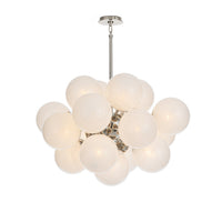 Regina Andrew - 16-1474PN-SRL - 17 Light Chandelier - Shine - Polished Nickel
