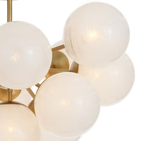 Regina Andrew - 16-1475NB-SRL - 13 Light Flush Mount - Shine - Natural Brass