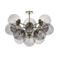 Regina Andrew - 16-1475PN-SMK - 13 Light Flush Mount - Shine - Polished Nickel