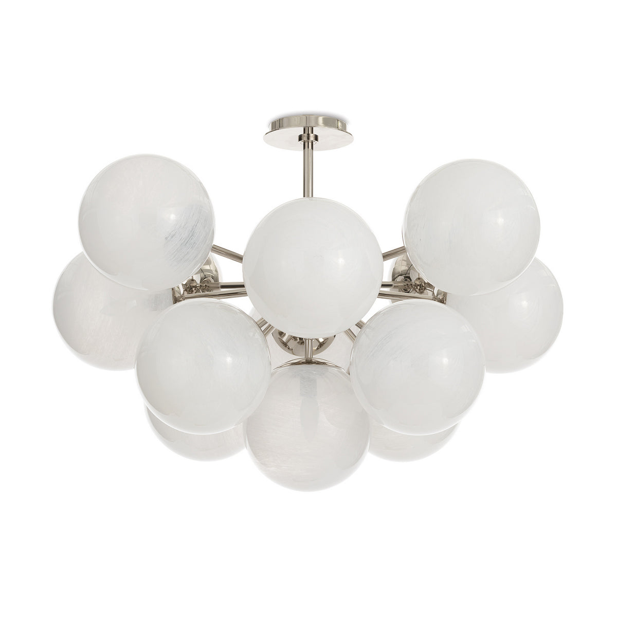 Regina Andrew - 16-1475PN-SRL - 13 Light Flush Mount - Shine - Polished Nickel