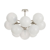 Regina Andrew - 16-1475PN-SRL - 13 Light Flush Mount - Shine - Polished Nickel