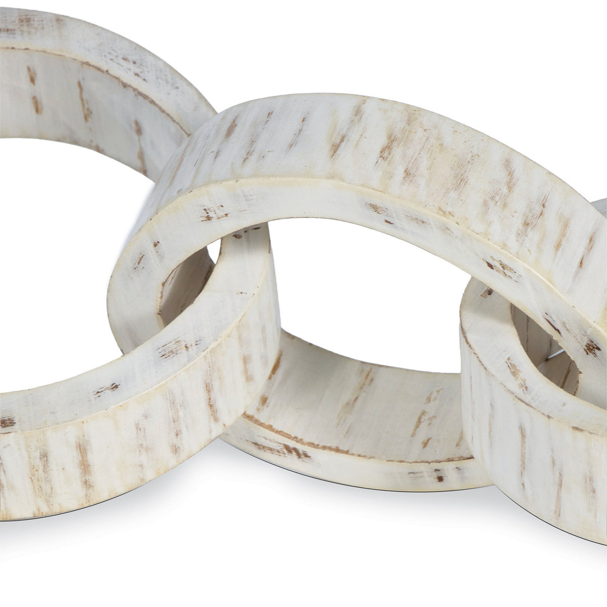 Regina Andrew - 20-1238WT - Centerpiece - Wooden Links - White