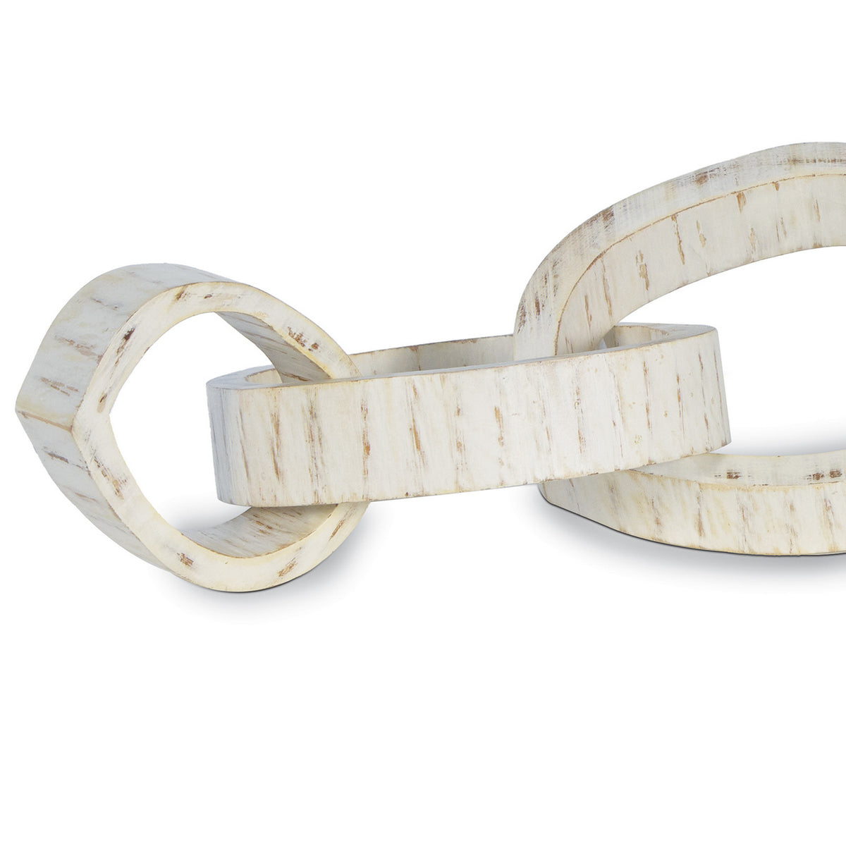 Regina Andrew - 20-1238WT - Centerpiece - Wooden Links - White