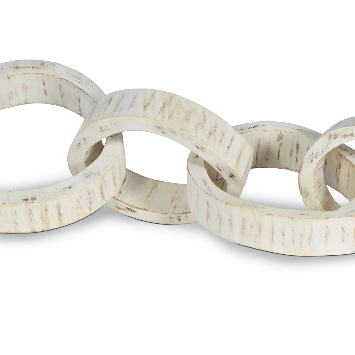 Regina Andrew - 20-1238WT - Centerpiece - Wooden Links - White