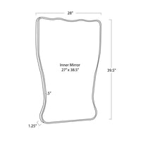 Regina Andrew - 21-1173STL - Mirror - Piero - Steel