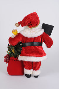 Karen Didion Lighted "Season to Wine" Santa