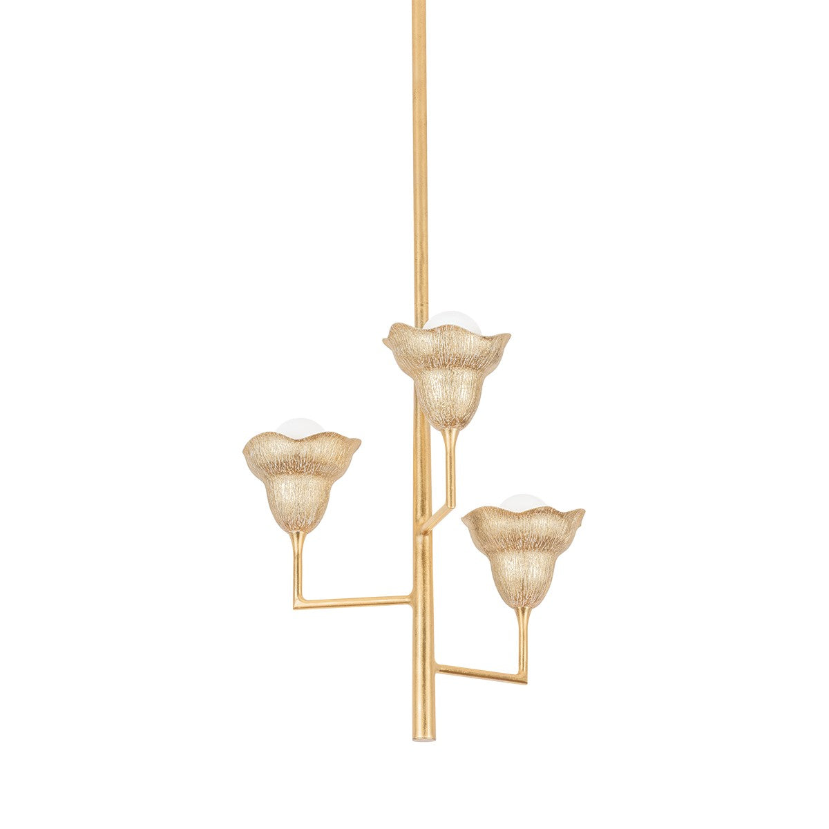 Hudson Valley - 1283-VGL/GLI - Three Light Chandelier - Alora - Vintage Gold Leaf