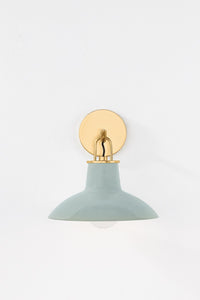 Hudson Valley - 1913-AGB/CMC - One Light Wall Sconce - Pottersville - Aged Brass