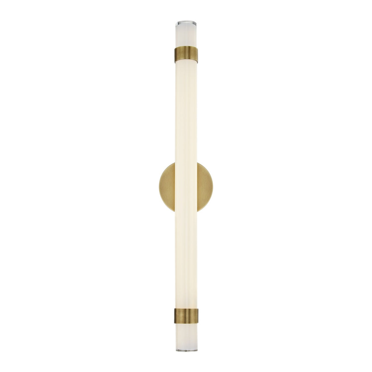 Alora - WV324230VBGO-UNV - LED Wall/Vanity - Madison - Vintage Brass/Glossy Opal