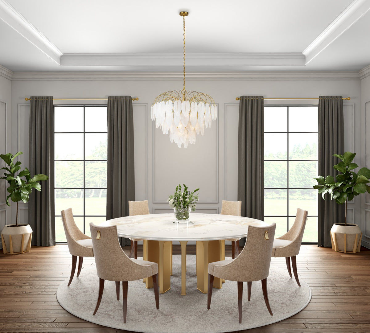 Artcraft - AC11783BR - 24 Light Chandelier - Alessia - Brushed Brass