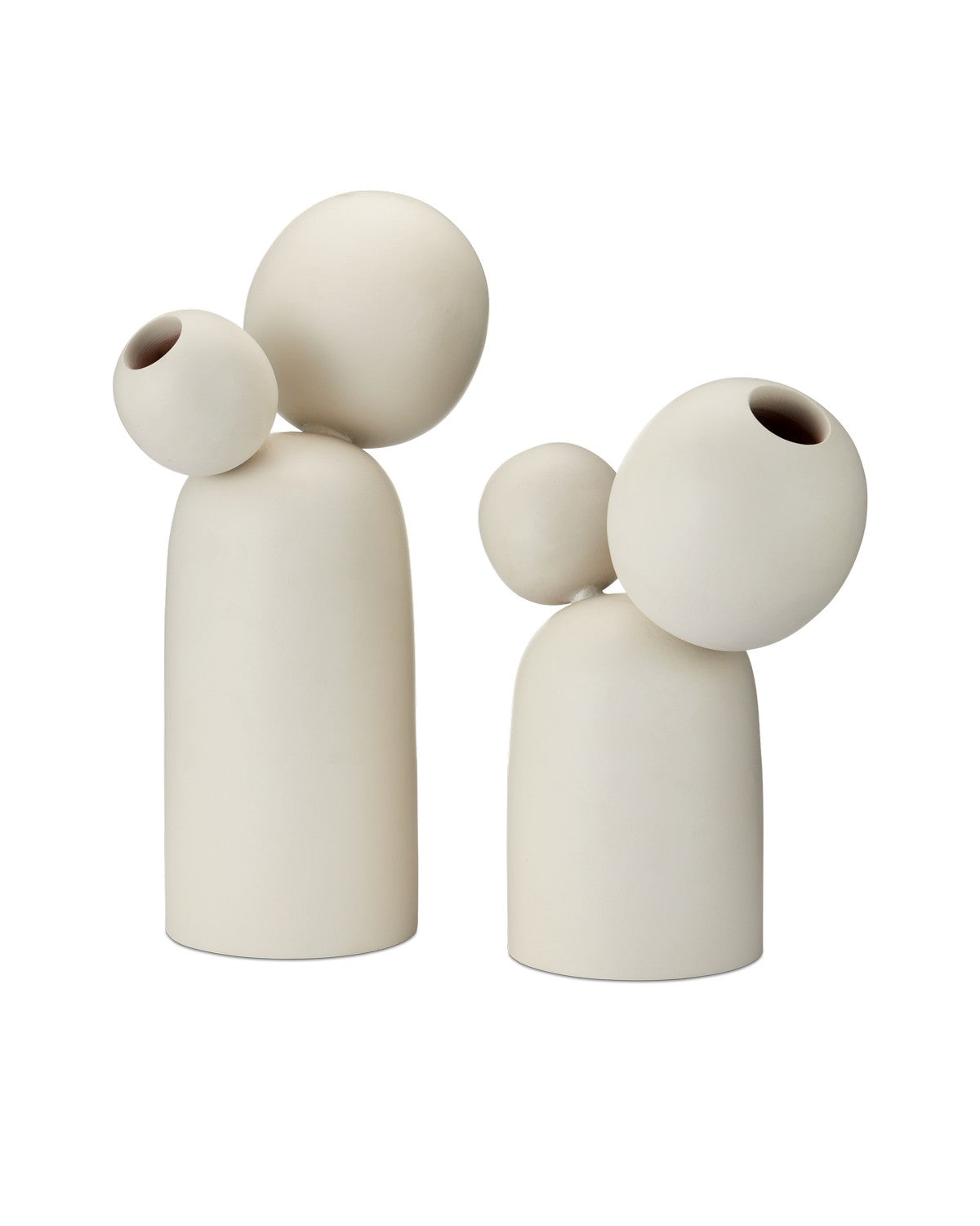 Currey and Company - 1200-0970 - Object Set of 2 - Ensemble Object Set of 2 - Ivory