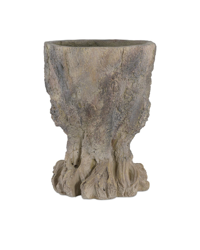 Currey and Company - 2200-0052 - Planter - Old Growth Collection - Dark Brown