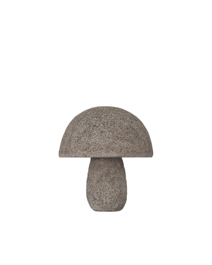 Currey and Company - 2200-0056 - Mushroom - Small Granite Mushroom - Textured Brown