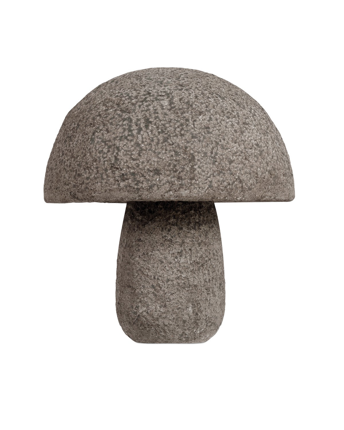 Currey and Company - 2200-0058 - Mushroom - Large Granite Mushroom - Textured Brown