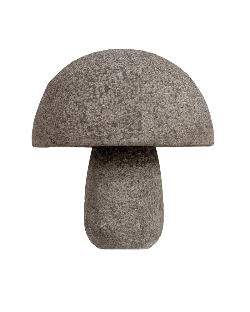 Currey and Company - 2200-0058 - Mushroom - Large Granite Mushroom - Textured Brown