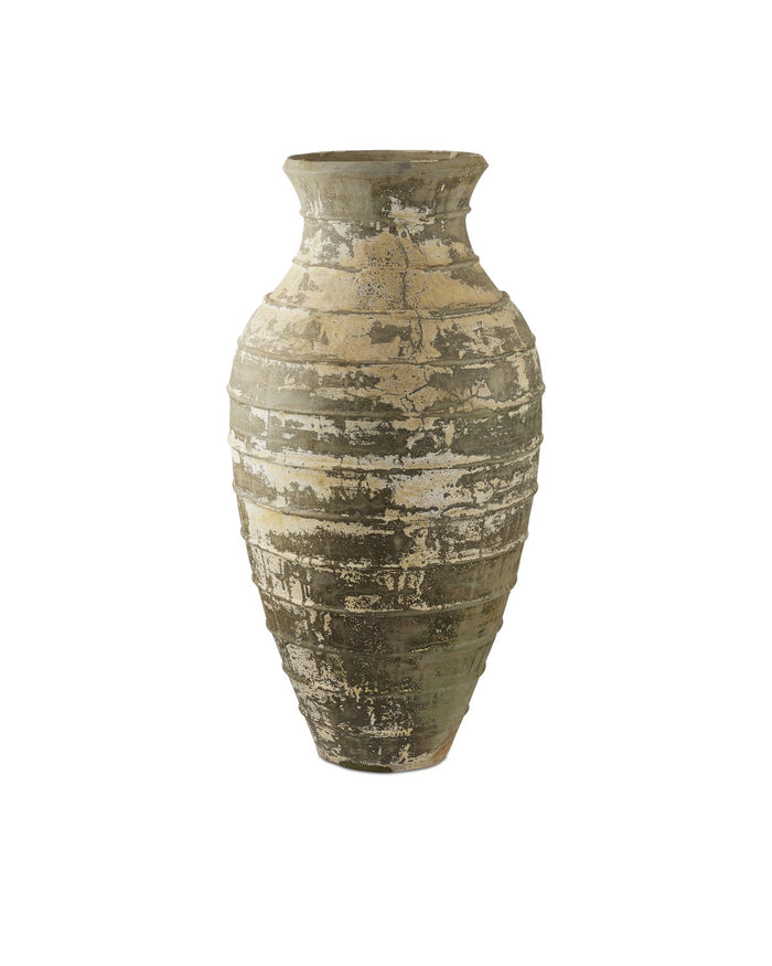 Currey and Company - 2200-0059 - Urn - Lipari Collection - Antique White