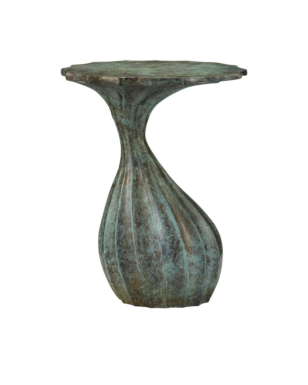 Currey and Company - 4000-0207 - Accent Table - Tunis Accent Table - Verdigris