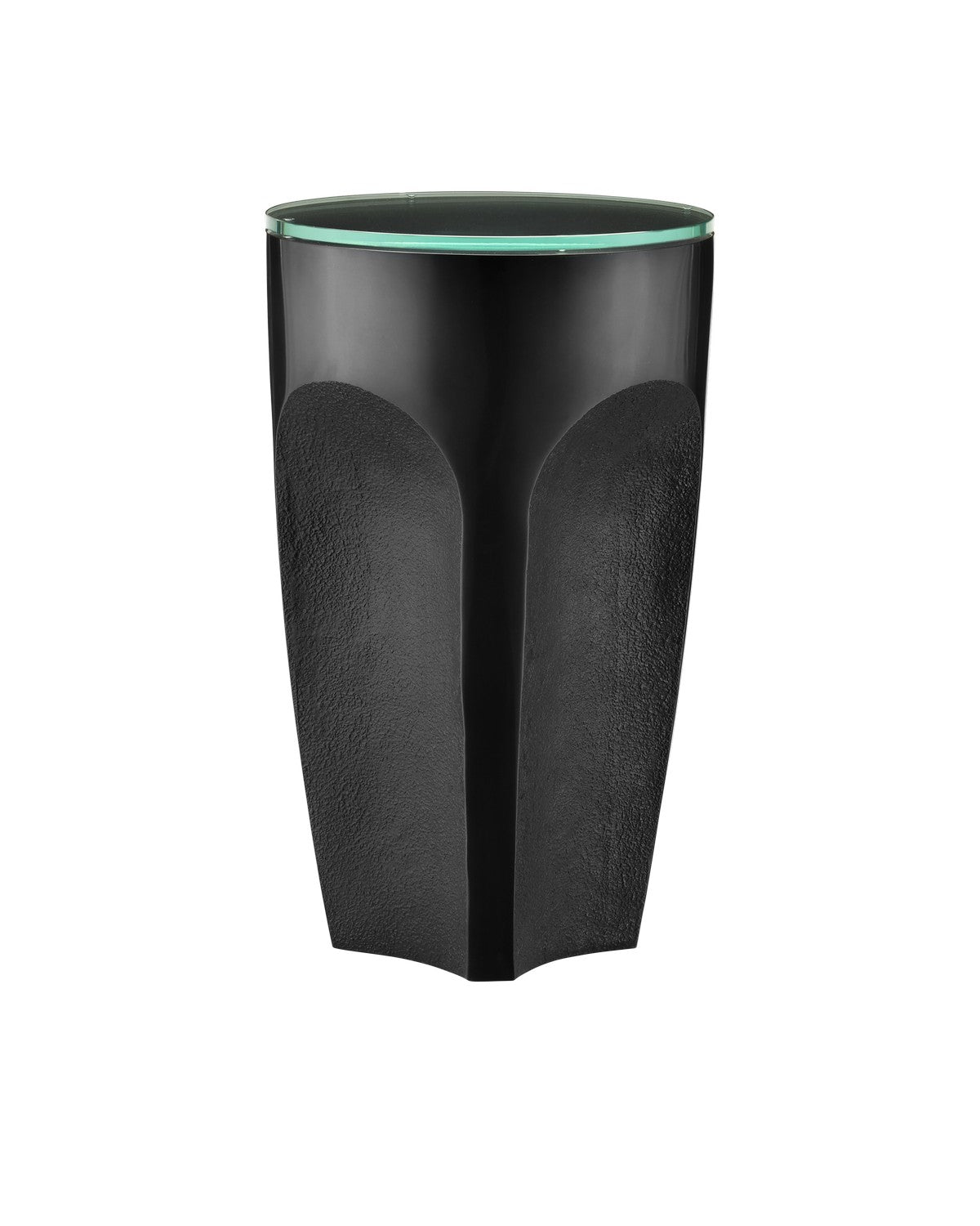 Currey and Company - 4000-0216 - Drinks Table - Lemy Collection - Black / Clear