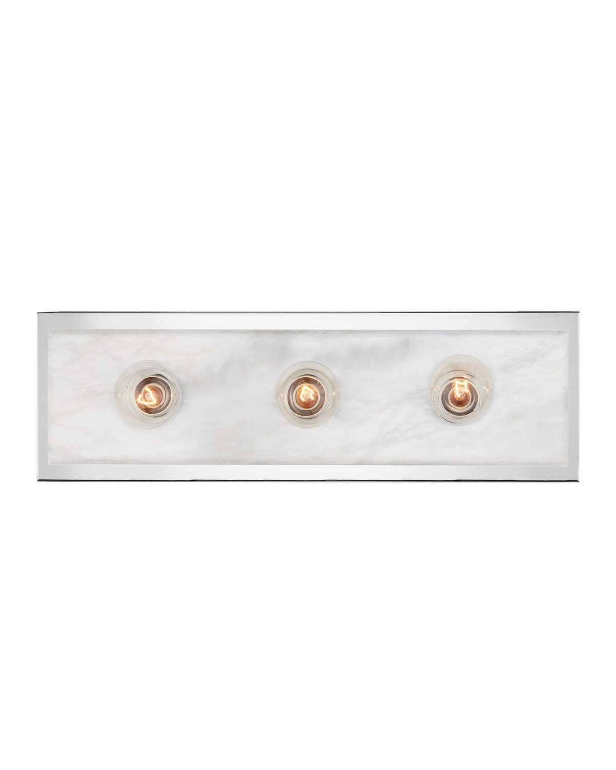 Currey and Company - 5800-0054 - Three Light Bath Wall Sconce - Berdine Collection - Natural / Polished Nickel